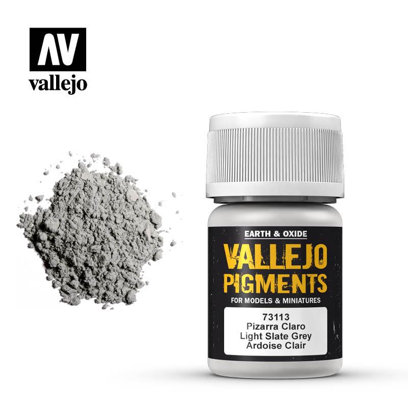 Пигмент серый светлый сланец Light Slate Grey, 35мл,  ACRYLICOS VALLEJO, S.L (Испания)