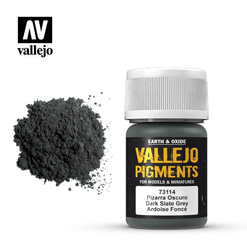 Пигмент серый темный сланец Dark Slate Grey, 35мл,  ACRYLICOS VALLEJO, S.L (Испания)