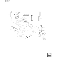 87628351  Палец крепление стрелы к поворотному блоку New Holland, Case ST.SR