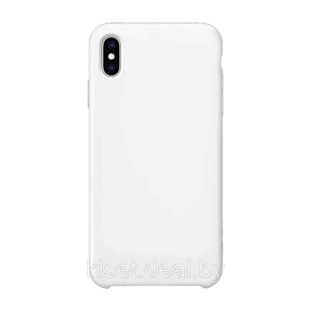 Бампер Silicone Case для iPhone X / Xs белый - фото 1 - id-p189972727