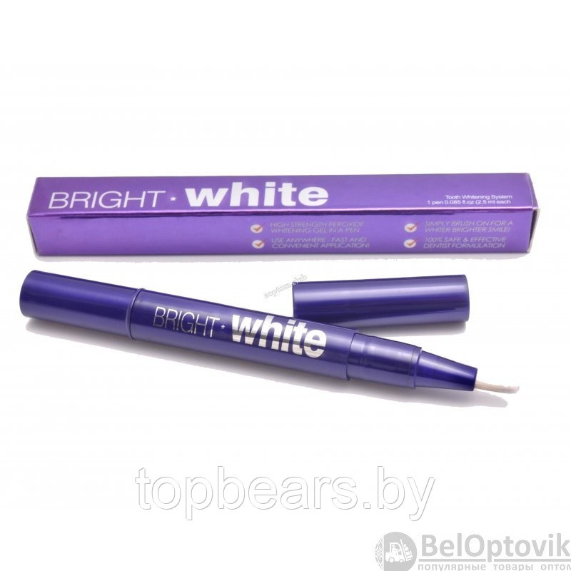 Карандаш для отбеливания зубов Teeth Whitening Pen - фото 3 - id-p214049411