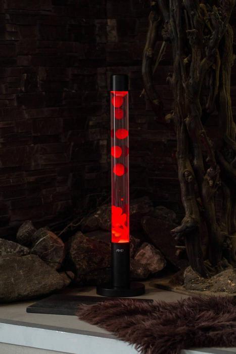 Лавовая лампа лава светильник ночник напольная восковая красная большая 76 см торшер Вулкан в детскую комнату - фото 5 - id-p214049521