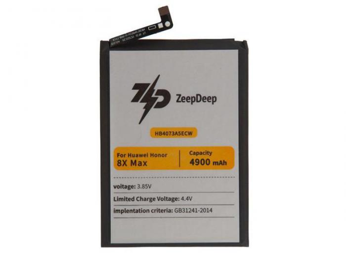 Аккумулятор ZeepDeep Asia (схожий с HB4073A5ECW) для Honor 8X Max / Note 10 / Mate 20X 888704 - фото 1 - id-p214049543