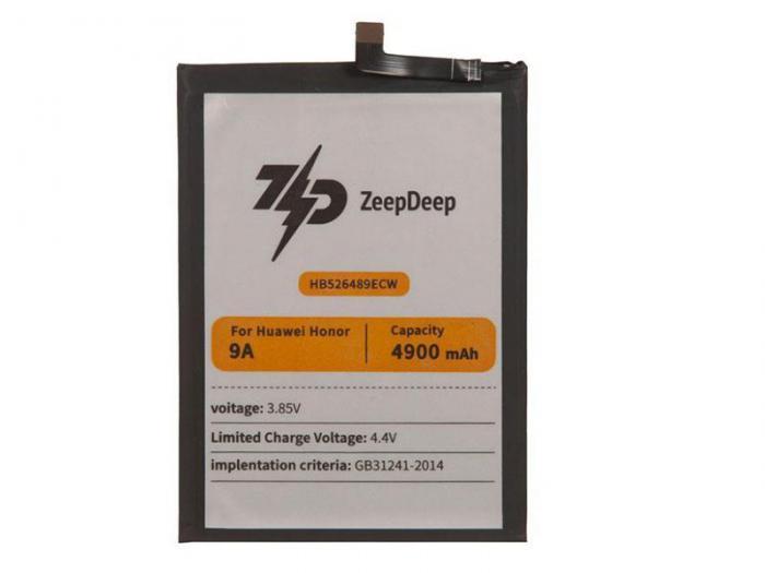Аккумулятор ZeepDeep Asia (схожий с HB526489ECW) для Honor 9A / Y6P 888710 - фото 1 - id-p214049546