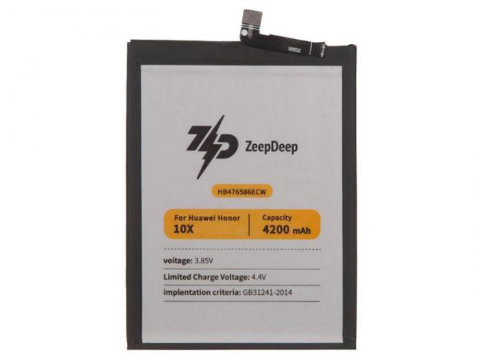 Аккумулятор ZeepDeep Asia (схожий с HB476586ECW) для Honor 10X 888711 - фото 1 - id-p214049547