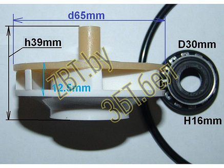 Ремкомплект для циркуляционного насоса посудомоечной машины Bosch 00165813un (D165/H39, MTR518BO, 165813,, фото 2