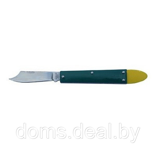 Нож садовый окулировочный складной Добрыня, нержавеющая сталь, пластмассовая ручка Инструм Агро 010307 - фото 1 - id-p214060756