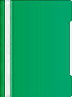 Папка-скоросшиватель Бюрократ -PS20GRN A4 прозрач.верх.лист пластик зеленый 0.12/0.16