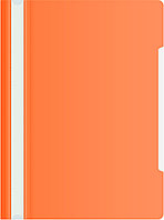 Папка-скоросшиватель Бюрократ -PS20OR A4 прозрач.верх.лист пластик оранжевый 0.12/0.16