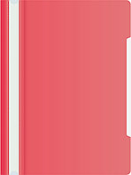 Папка-скоросшиватель Бюрократ -PS20RASP A4 прозрач.верх.лист пластик малиновый 0.12/0.16