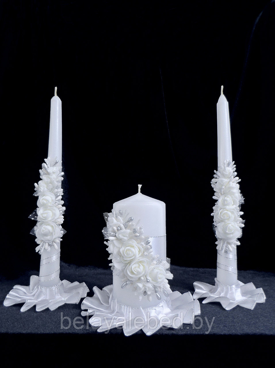 Бокалы, свечи, бутоньерка, браслет - фото 4 - id-p213860760