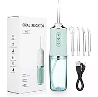 ИРРИГАТОР (ФЛОССЕР) ДЛЯ ГИГИЕНЫ ПОЛОСТИ РТА ORAL IRRIGATOR 4 СМЕННЫЕ НАСАДКИ