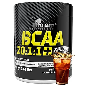 БЦАА OLIMP BCAA 20:1:1 XPLODE POWDER, 200Г, КОЛА