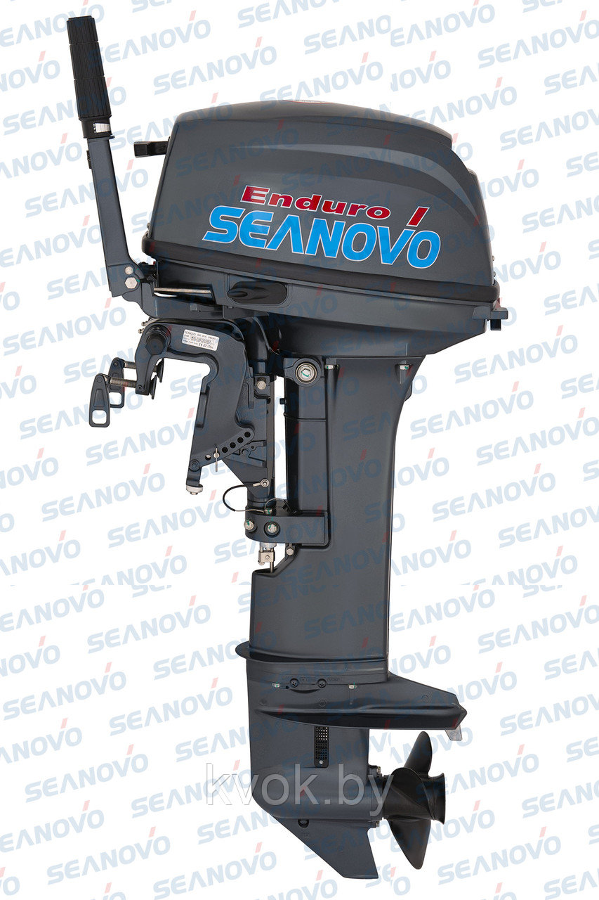 Лодочный мотор SEANOVO SN 9.9 FHS Enduro 20 л.с. двухтактный (с баком 24л) - фото 5 - id-p214093890