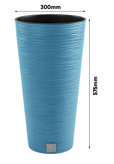Горшок цветочный Furu Slim 300, синий - фото 5 - id-p214091905
