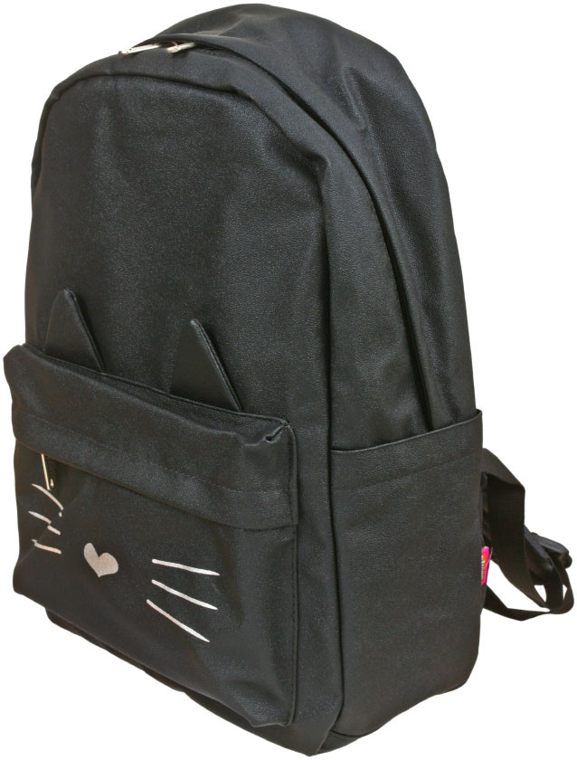 Рюкзак школьный №1 School Kitty Black 300*160*430 мм, черный - фото 2 - id-p214094313