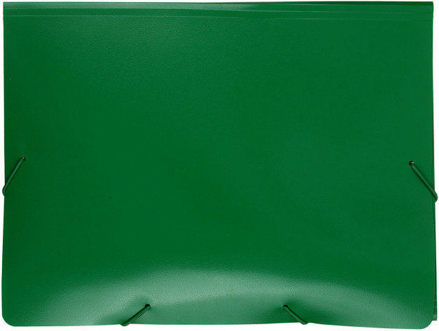 Папка пластиковая на резинке Buro толщина пластика 0,5 мм, зеленая - фото 2 - id-p214094178