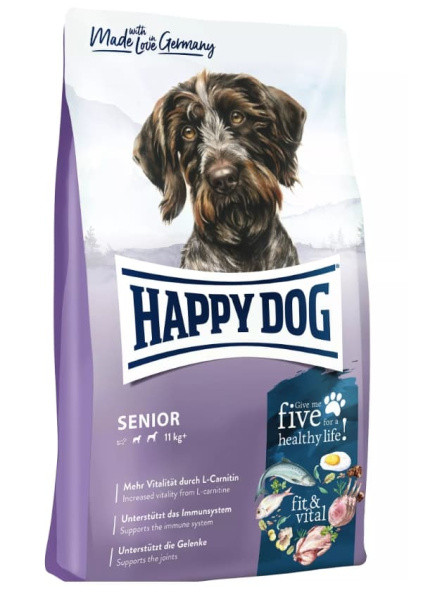 Сухой корм для собак HAPPY DOG Supreme Senior 4 кг - фото 1 - id-p214094618