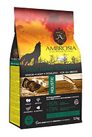 Сухой корм для собак Ambrosia Grain Free Dog Adult Light (индейка, лосось) 12 кг