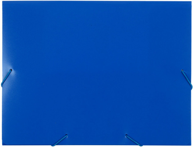 Папка пластиковая на резинке Buro толщина пластика 0,4 мм, синяя - фото 2 - id-p214094148