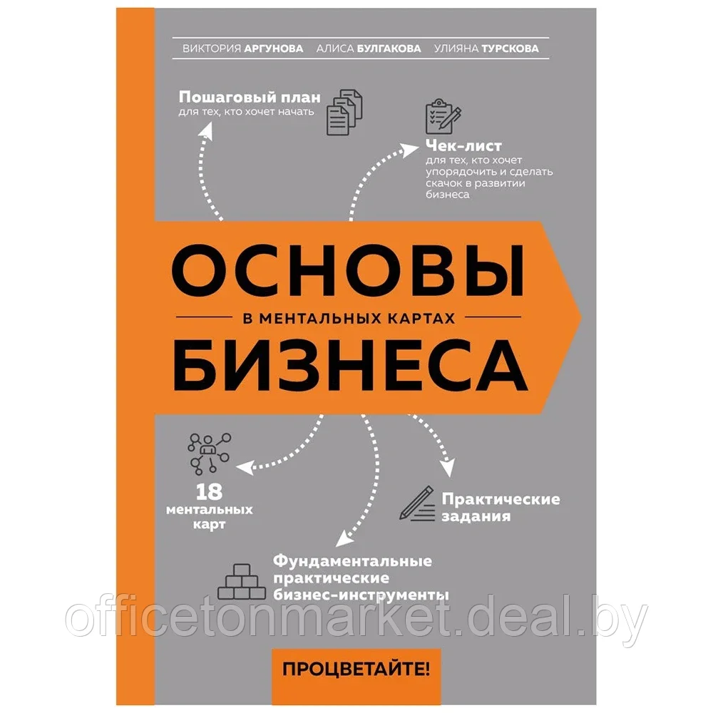 Книга "Основы бизнеса в ментальных картах", Виктория Аргунова, Алиса Булгакова, Улияна Турскова - фото 1 - id-p196922058