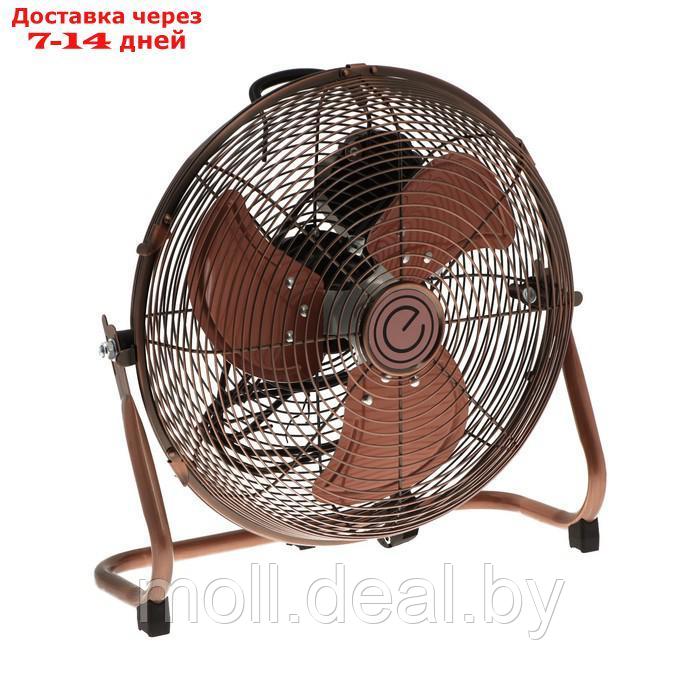 Вентилятор ENERGY ELEGANCE EN-1627, напольный, 45 Вт, 3 скорости, 30 см, цвет медь - фото 1 - id-p214087989