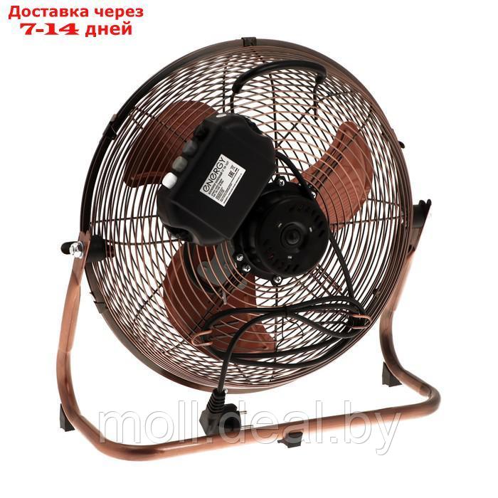 Вентилятор ENERGY ELEGANCE EN-1627, напольный, 45 Вт, 3 скорости, 30 см, цвет медь - фото 2 - id-p214087989