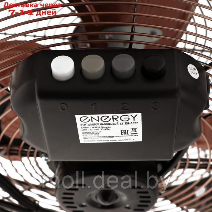 Вентилятор ENERGY ELEGANCE EN-1627, напольный, 45 Вт, 3 скорости, 30 см, цвет медь - фото 3 - id-p214087989