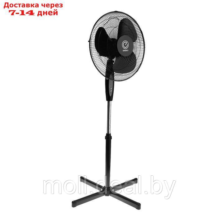 Вентилятор ENERGY ELEGANCE EN-1624, напольный, 45 Вт, 3 скорости, 40 см, чёрный - фото 1 - id-p214087994