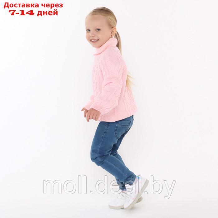 Свитер детский, цвет розовый, рост 110-116 см - фото 3 - id-p214088094
