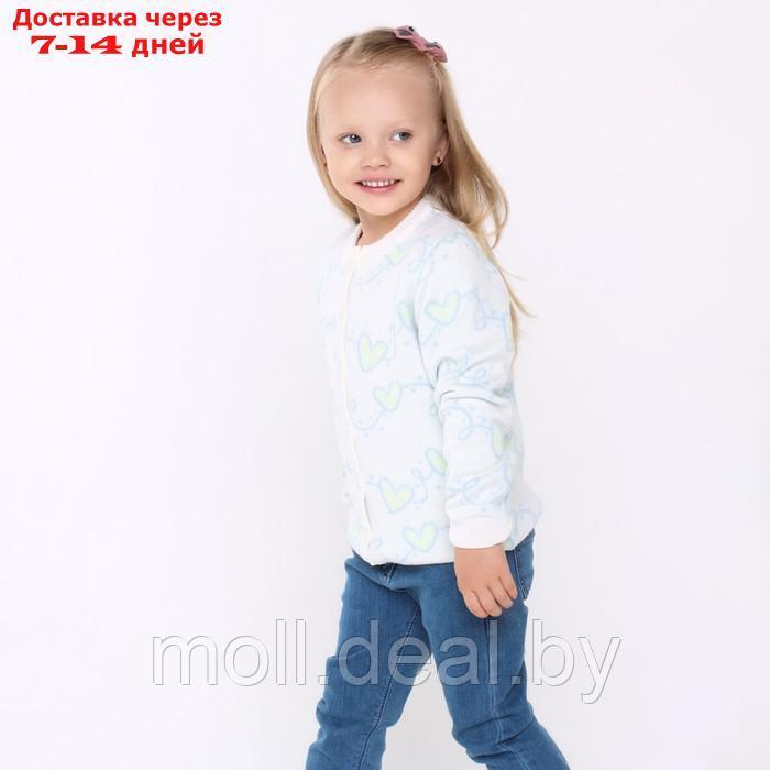 Жакет детский, цвет белый, рост 110-116 см - фото 3 - id-p214088096
