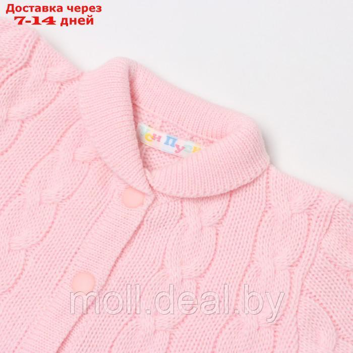 Комбинезон детский, цвет розовый, рост 74-80 см - фото 3 - id-p214088101