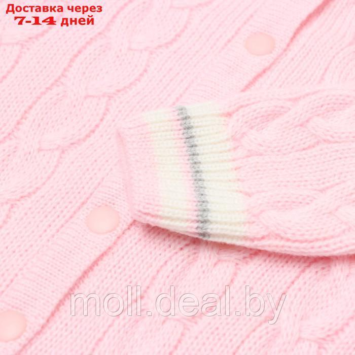 Комбинезон детский, цвет розовый, рост 74-80 см - фото 4 - id-p214088101