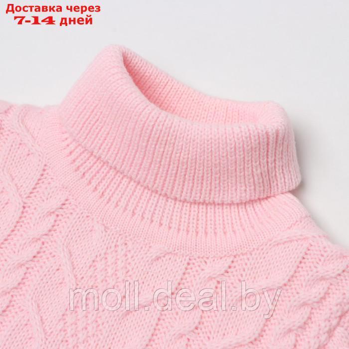 Свитер детский, цвет розовый, рост 98-104 см - фото 6 - id-p214088139