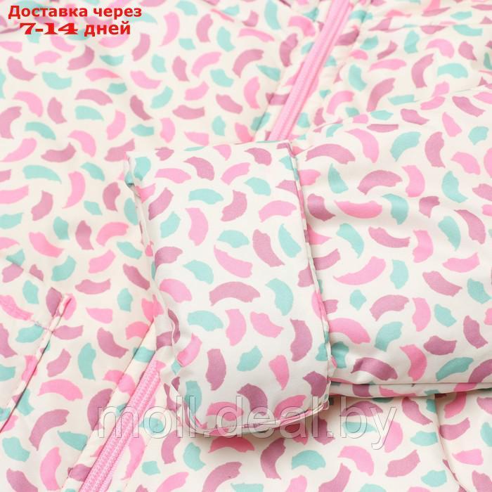 Костюм демисезонный для девочки (куртка/полукомб), цвет розовый, рост 80-86 см - фото 6 - id-p214088197