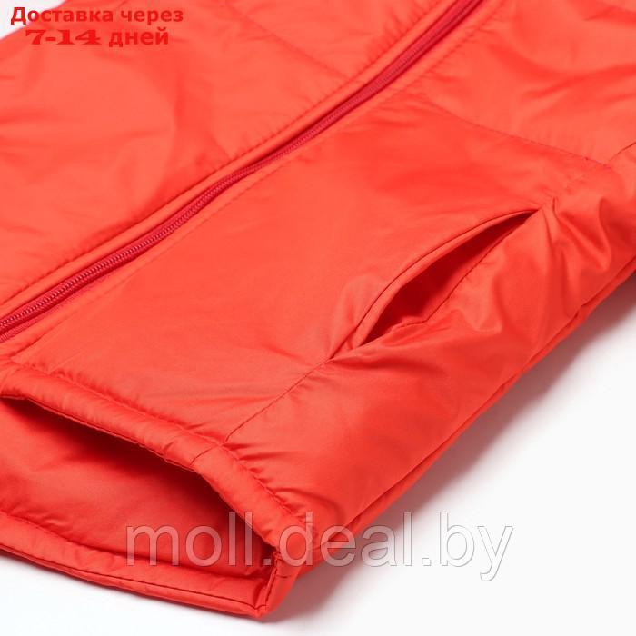 Костюм демисезонный детский (куртка/полукомб), цвет красный, рост 80-86 см - фото 6 - id-p214088201