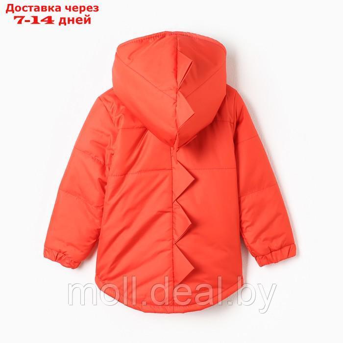 Костюм демисезонный детский (куртка/полукомб), цвет красный, рост 80-86 см - фото 7 - id-p214088201