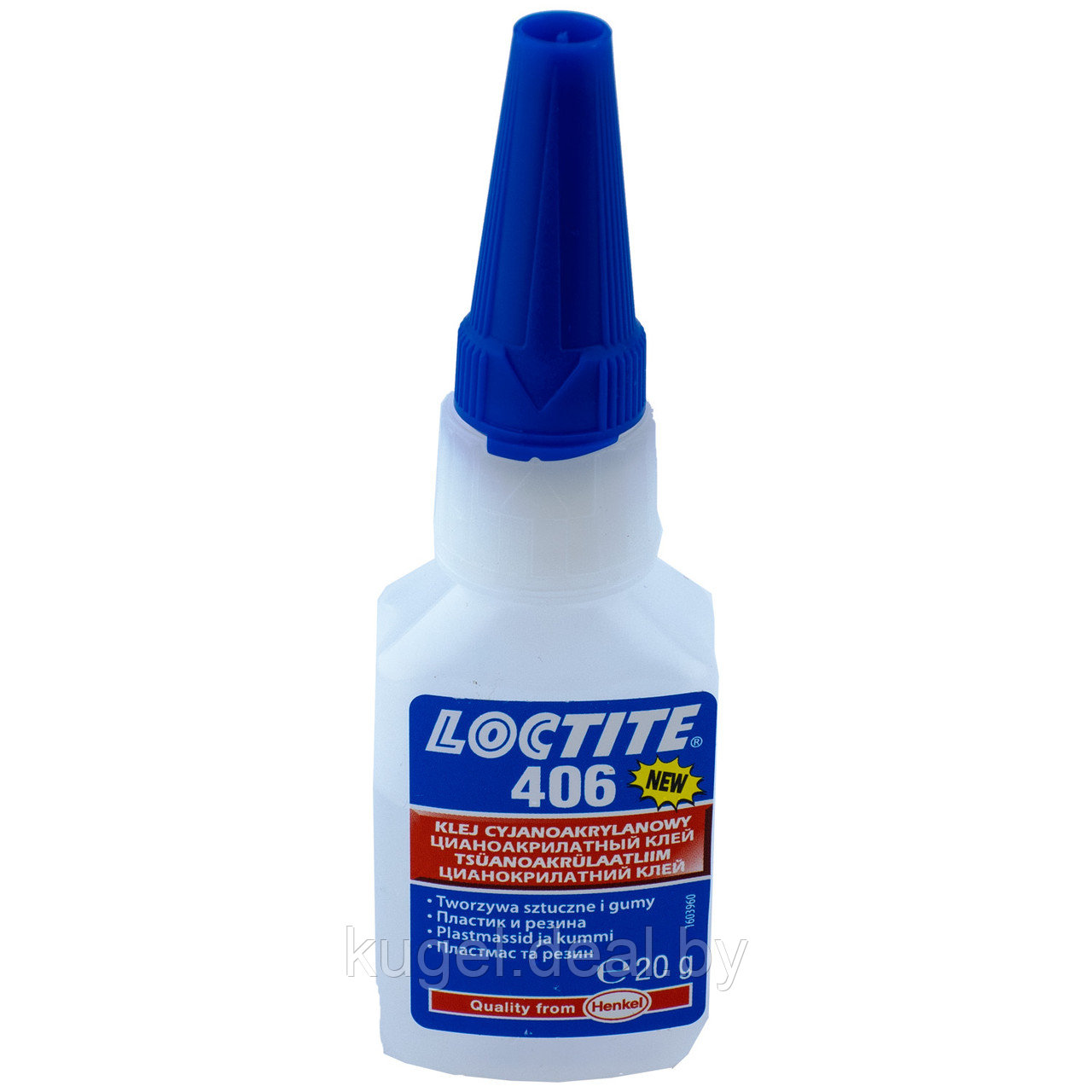 Клей цианоакрилатный для эластомеров и резины Локтайт, 406 BO20G, Loctite