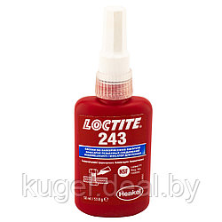 Резьбовой фиксатор средней прочности Локтайт, 243 BO50ML, Loctite