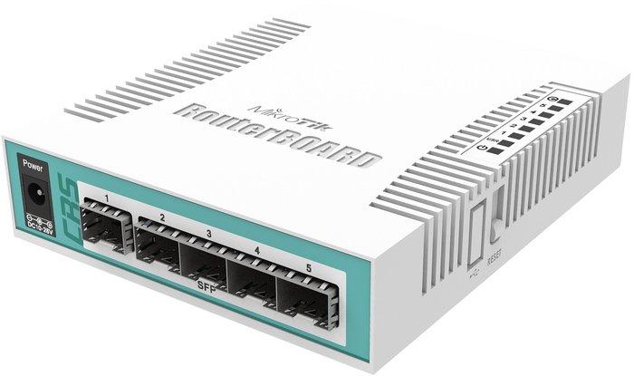 Коммутатор Mikrotik RouterBOARD [CRS106-1C-5S] - фото 1 - id-p214096730