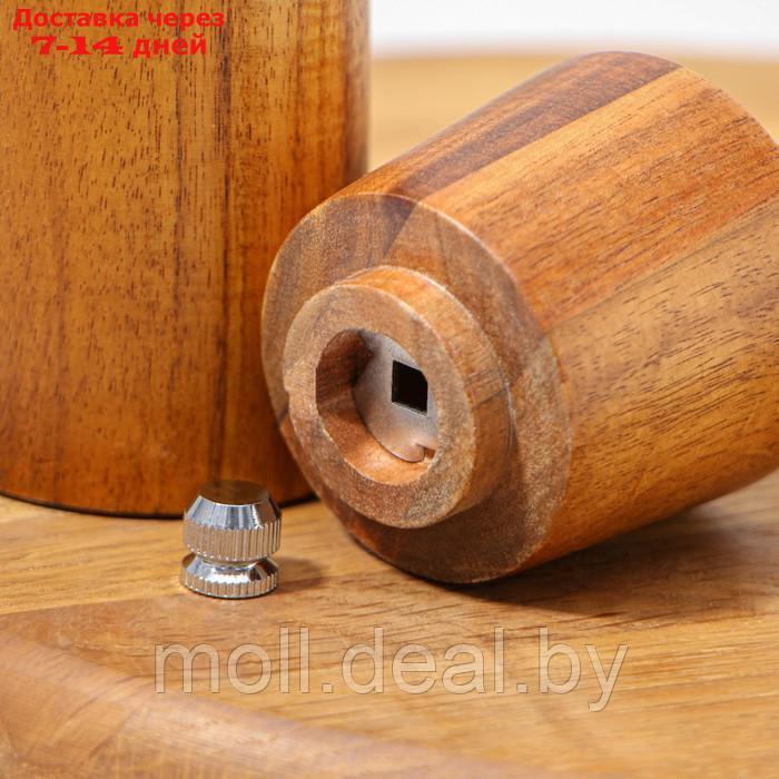 Мельница для специй "Wooden" керам. механизм 6х26,5 см - фото 4 - id-p214082770
