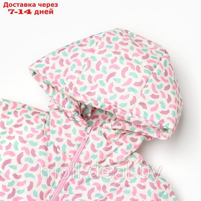 Куртка для девочки, цвет молочный/краски, рост 110-116 см - фото 9 - id-p214088320
