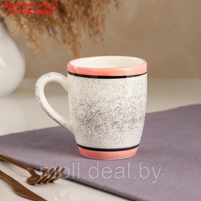 Набор посуды "Алладин", керамика, розовый, 3 предмета: салатник 700 мл, тарелка 20 см, кружка 350 мл, Иран - фото 4 - id-p214077664