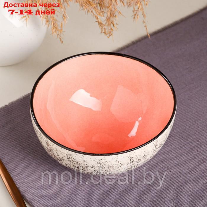 Набор посуды "Алладин", керамика, розовый, 3 предмета: салатник 700 мл, тарелка 20 см, кружка 350 мл, Иран - фото 6 - id-p214077664