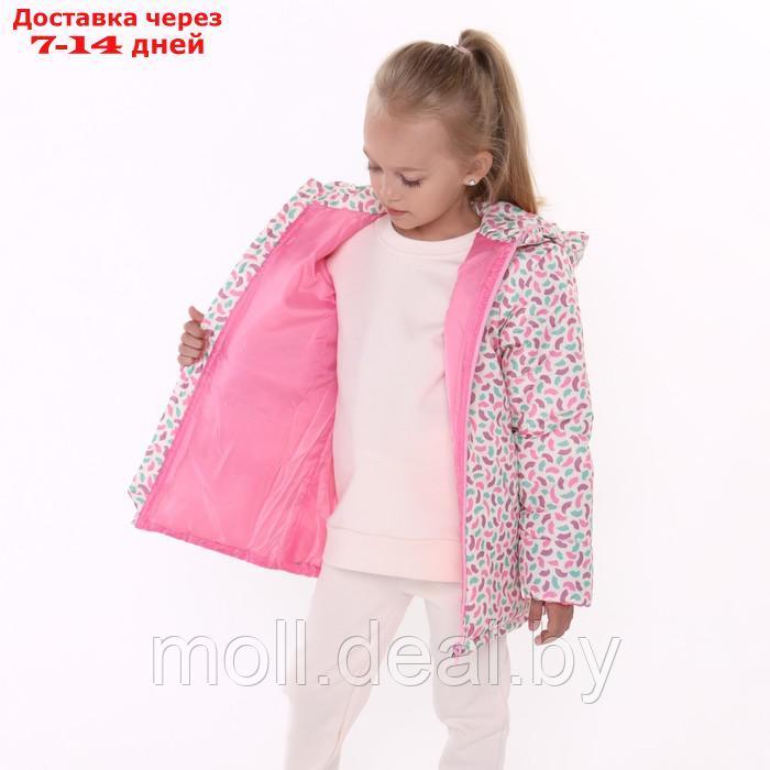 Куртка для девочки, цвет молочный/краски, рост 116-122 см - фото 7 - id-p214088448
