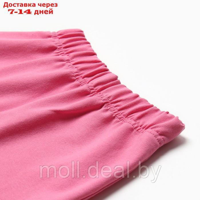 Костюм детский (футболка, шорты) MINAKU: Casual Collection цвет розовый, рост 116 см - фото 4 - id-p214088475