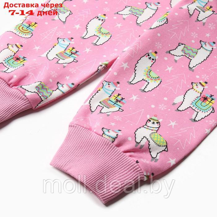 Пижама для девочки, цвет розовый, рост 98 см - фото 5 - id-p214088508