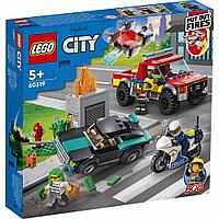 Конструктор LEGO Original City 60319: Пожарная бригада и полицейская погоня