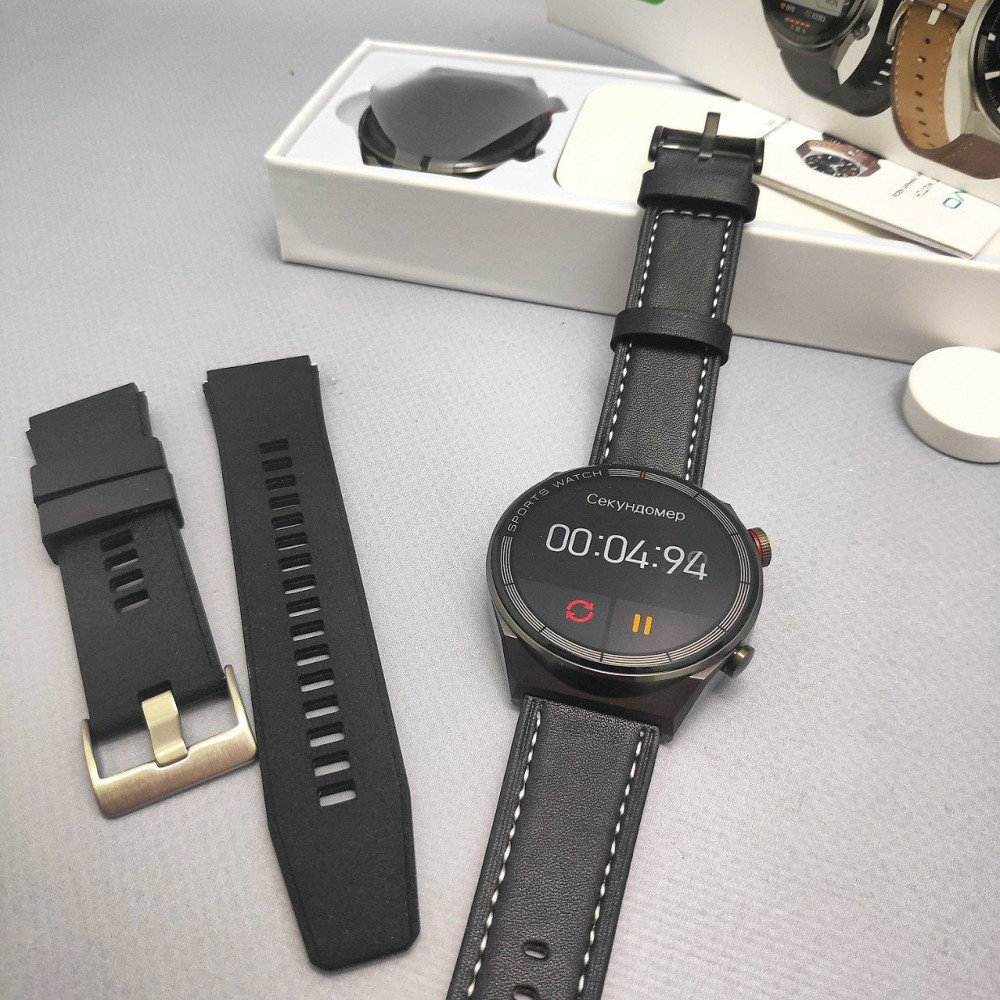 Умные часы Smart Watch Mivo GT3 /1.5/ IP68 / NFC / 2 комплекта ремешков Коричневый - фото 5 - id-p214098221