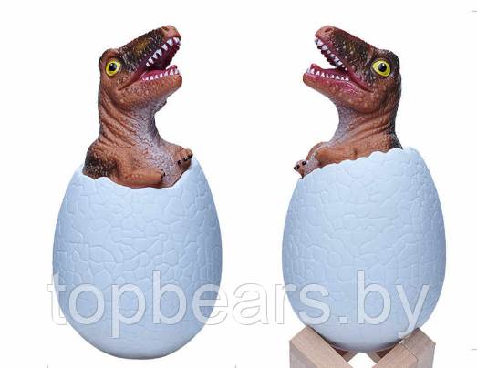 Светодиодный ночник Мезозой (лампа - ночник) 3D Динозавр игрушка с пультом управления, 16 цветов Фаброзавр - фото 4 - id-p179744974